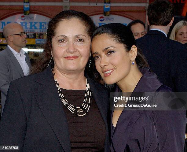 Salma Hayek and Mom