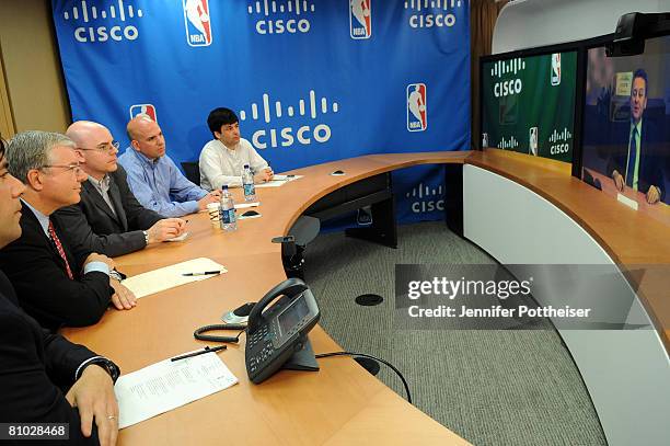 Cisco hosts a live video TelePresence Press Conference with NBA Star Yao Ming and members of the media in Beijing, Houston, New York and San Jose...