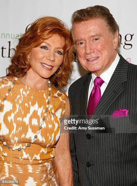 Host Joy Philbin and Regis Philbin attend the 30th Annual "Outstanding Mother Awards" at The Pierre New York Hotel on May 8, 2008 in New York City.