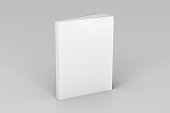 Blank soft color book standing