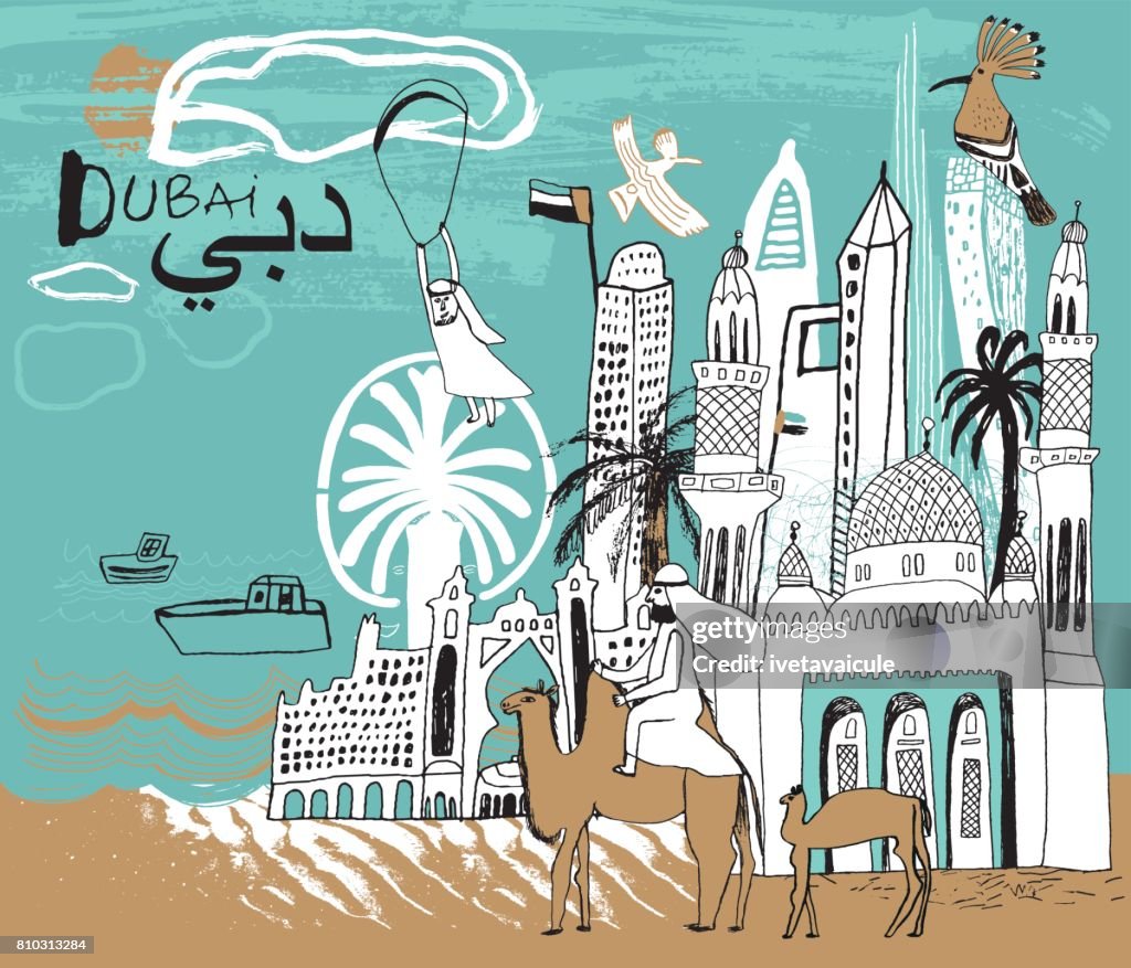 Dubai city in UAE