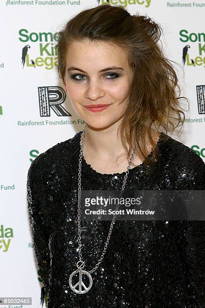 Musician Coco Sumner attends the Rainforest Foundation Fund's "Some Kinda Legacy" benefit party at The Plaza on May 08, 2008 in New York City.
