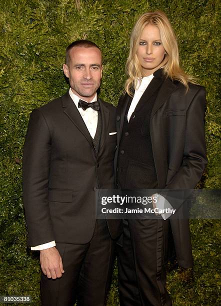 Thom Browne and Karolina Kurkova