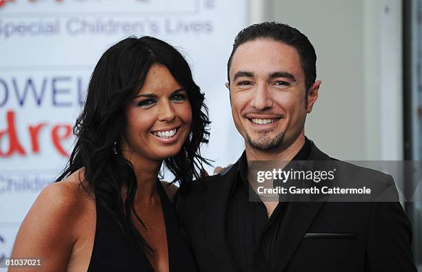 Vincent Simone and guest arrive for the Caudwell Children 'The Legends Ball' at Battersea Evolution on May 8, 2008 in London, England.