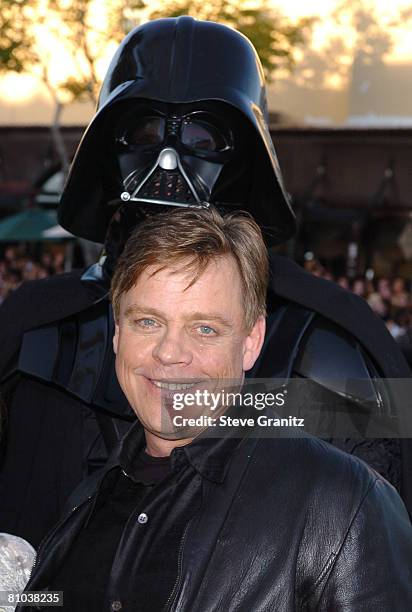 Darth Vader and Mark Hamill