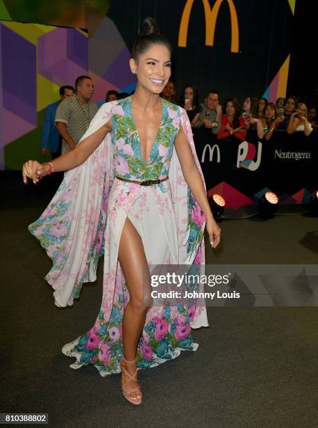 Alejandra Espinoza attends the Univision's 'Premios Juventud' 2017 Celebrates The Hottest Musical Artists And Young Latinos Change-Makers at Watsco...