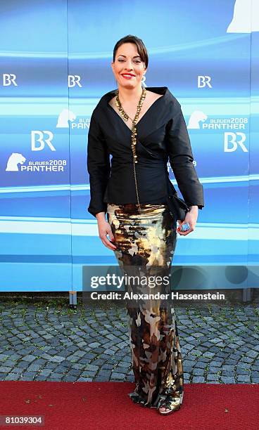 Julia Dahmen arrives for the Bavarian Television Award 2008 at the Prinzregenten Theatre on 9 May, 2009 in Munich, Germany.