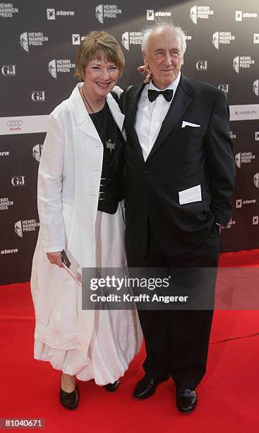 Photographer Thomas Hoepker and his wife Christine Kruchen attend the Henri-Nannen-Award on May 9, 2008 in Hamburg, Germany.