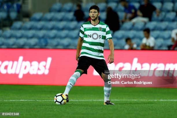 Sporting CP's defender Tobias Figueiredo from Portugal during the Pre-Season Friendly match between Sporting CP and CF' Belenenses at Estadio do...