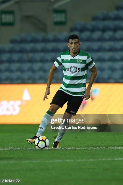 Sporting CP's midfielder Rodrigo Battaglia during the Pre-Season Friendly match between Sporting CP and CF' Belenenses at Estadio do Algarve on July...