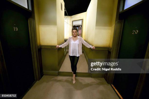 British actress Faye Brookes attends the opening of Comedy Central UK's FriendsFest at Hillsborough Park on July 7, 2017 in Sheffield, England.