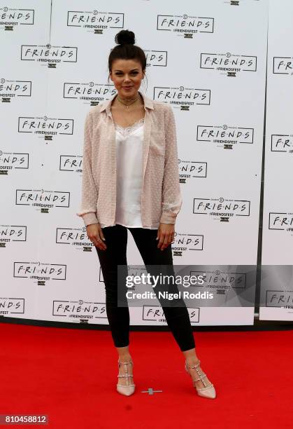 British actress Faye Brookes attends the opening of Comedy Central UK's FriendsFest at Hillsborough Park on July 7, 2017 in Sheffield, England.