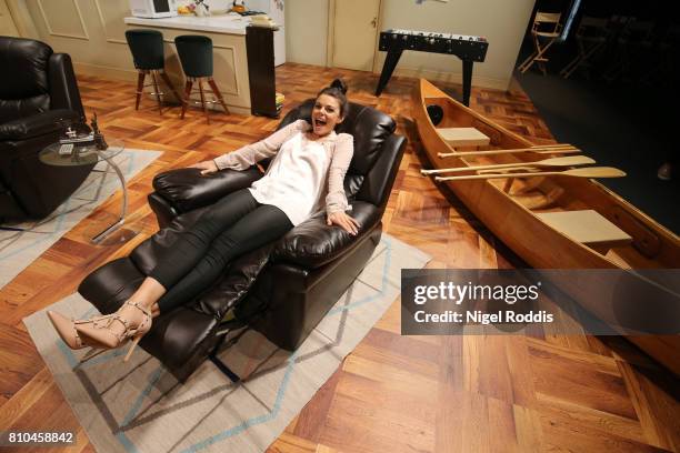 British actress Faye Brookes attends the opening of Comedy Central UK's FriendsFest at Hillsborough Park on July 7, 2017 in Sheffield, England.