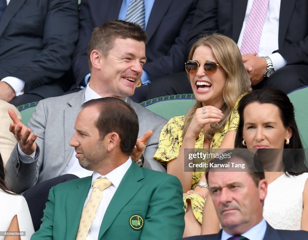 Celebrities Attend Wimbledon
