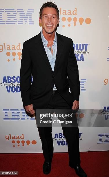 Actor David Bromstad attends the 19th Annual GLAAD Media Awards on May 10, 2008 in San Francisco, California.