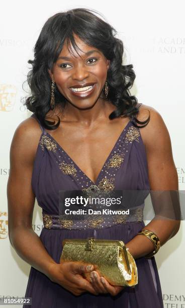 Rakie Ayola arrives to the British Academy Television Craft Awards at the Dorchester Hotel on May 11, 2008 in London, England.