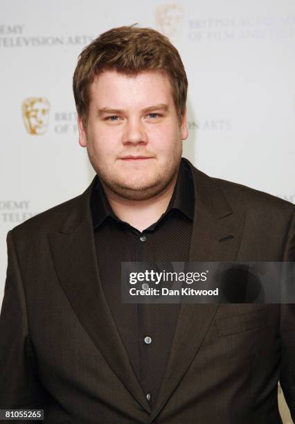 James Corden arrives to the British Academy Television Craft Awards at the Dorchester Hotel on May 11, 2008 in London, England.