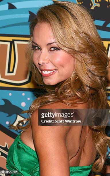 Survivor contestant Natalie Bolton attends the Survivor: Micronesia Finale and Reunion Show at the Ed Sullivan Theater on May 11, 2008 in New York...