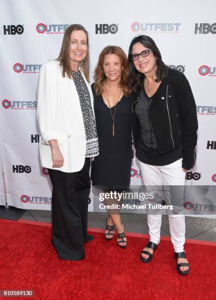 Executive Producer Leslie Thomas, actress Cheri Oteri and executive producer Lori Kaye attend a screening of "KEVYN AUCOIN: Beauty and the Beast in...