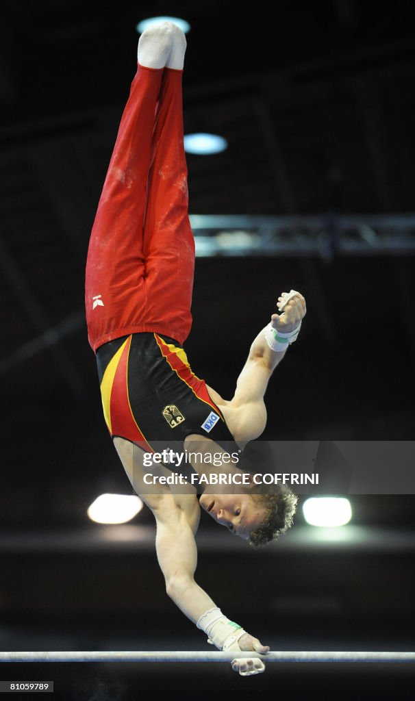 Germany's Fabian Hambuechen competes on