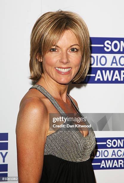 Mary Nightingale arrives for the Sony Radio Academy Awards at Grosvenor House on May 12, 2008 in London, England.