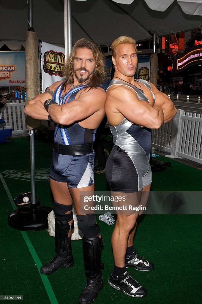 Hulk Hogan, Laila Ali and NBC's American Gladiators Host a Summer Barbec