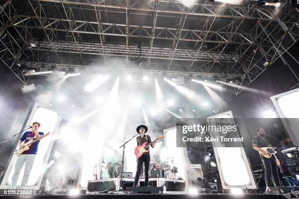 Two Door Cinema Club perform in concert during day 1 of Festival Cruilla on July 7, 2017 in Barcelona, Spain.