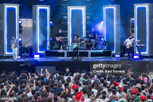 Two Door Cinema Club perform in concert during day 1 of Festival Cruilla on July 7, 2017 in Barcelona, Spain.