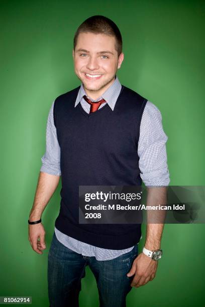 Former American Idol Contestant Chris Richardson poses for a portrait in April 14, 2008 in Los Angeles, California. Former American Idol contestants...