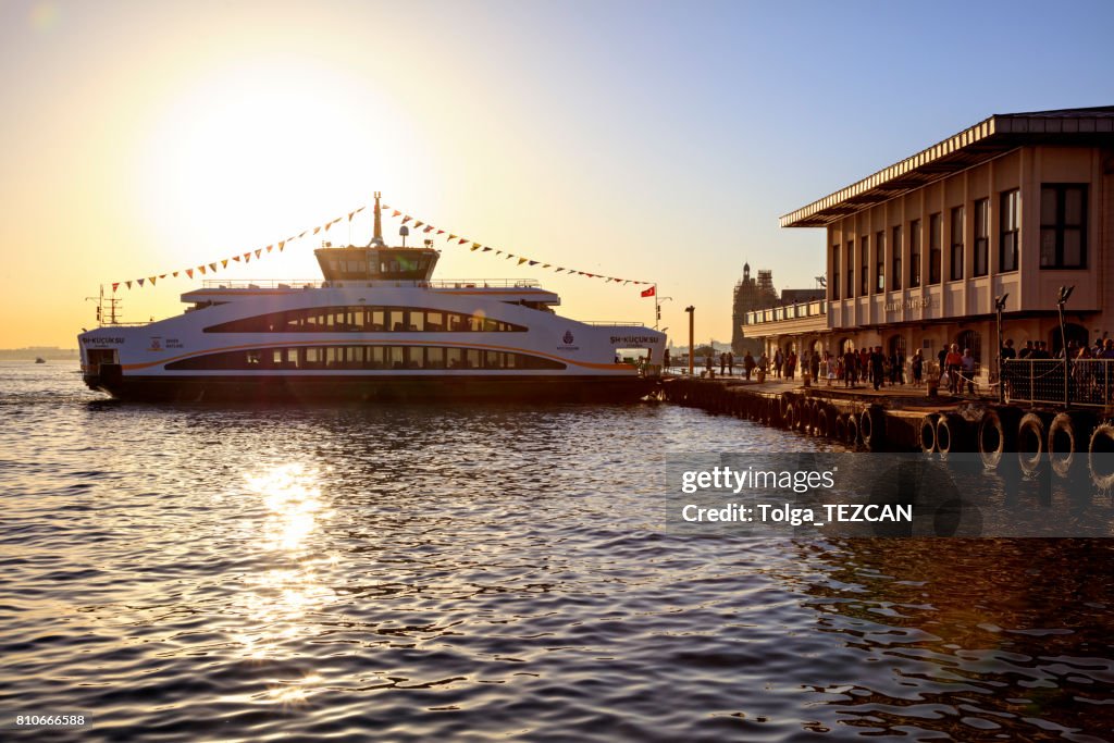 Passengers and Istanbul Ship
