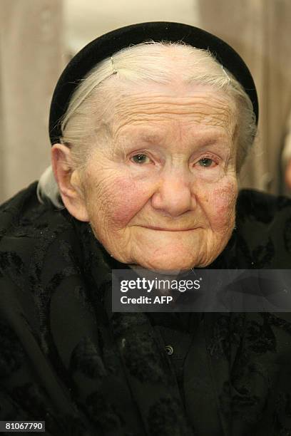 File photo taken on April 11, 2007 in Warsaw shows Irena Sendler, a Polish woman who saved 2,500 Jewish children from the Warsaw Ghetto during the...
