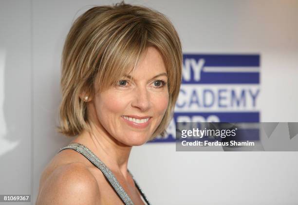 Mary Nightingale arrives at the Sony Radio Awards hel at Grosvenor House Hotel on May 12, 2008 in London.
