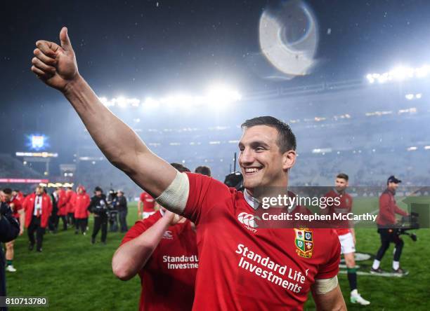 Auckland , New Zealand - 8 July 2017; Sam Warburton of the British & Irish Lions following the Third Test match between New Zealand All Blacks and...