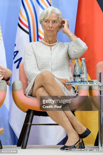 Managing Director of the International Monetary Fund , Christine Lagarde attends a panel discussion titled 'Launch Event Women's Entrepreneur Finance...