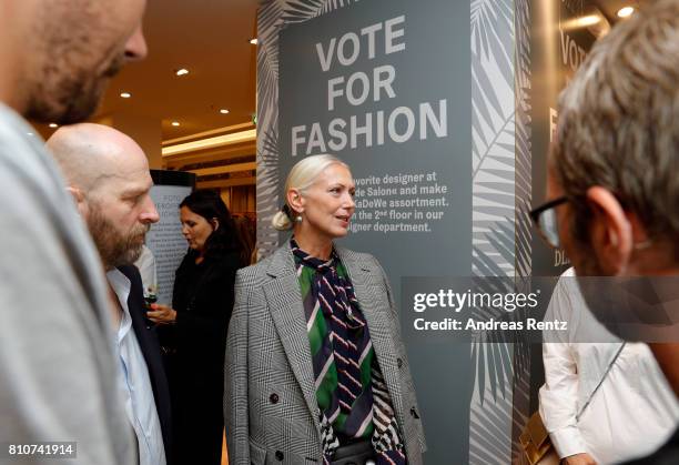 Christane Arp hosts the celebration of 'Der Berliner Mode Salon' by KaDeWe & Vogue at KaDeWe on July 8, 2017 in Berlin, Germany.