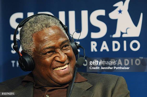 Members of the 1973 New York Knicks Championship team, including Willis Reed joined the broadcast of the NBA on Sirius Satellite radio from the NBA...