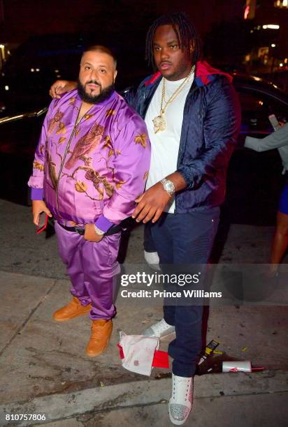 Khaled and Tee Grizzley attend Night two of the BET Experience Concert Series at LA Live on June 23, 2017 in Los Angeles, California.