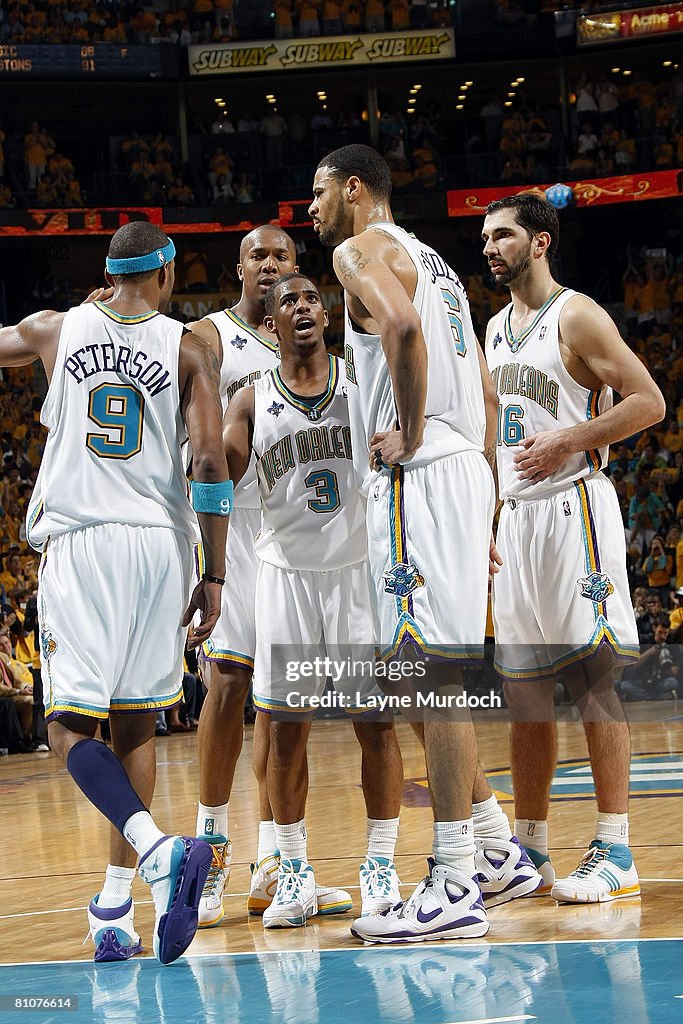 San Antonio Spurs v New Orleans Hornets, Game 5
