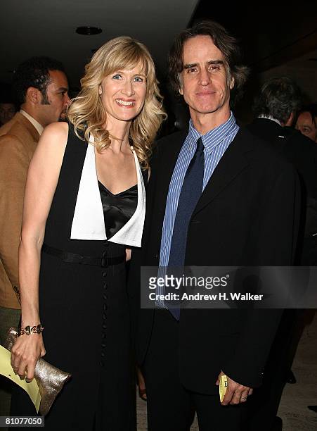 Actress Laura Dern and director Jay Roach attend the HBO Films premiere of "Recount" after party at The Four Seasons May 13, 2008 in New York City.