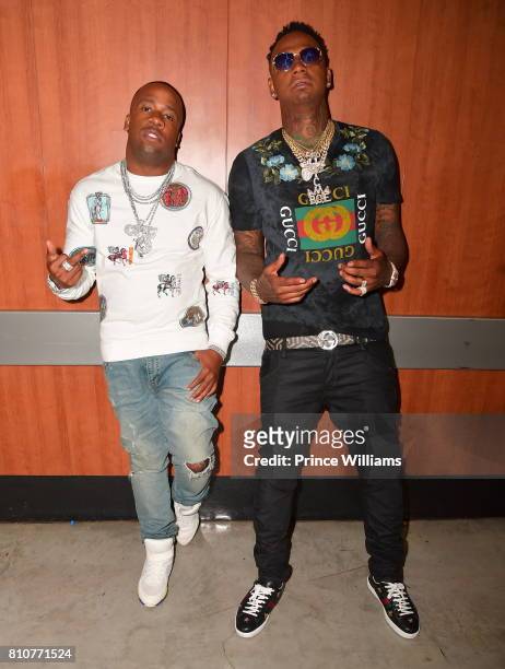Yo Gotti and Money Bag Yo attend Night two of the BET Experience Concert Series at LA Live on June 23, 2017 in Los Angeles, California.
