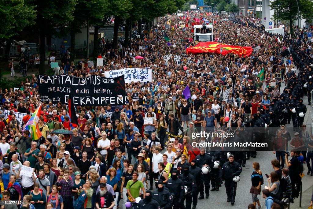 Hamburg Day 2 Of G20 Protests And Aftermath