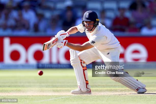 Gary Ballance of England in action on day three of the 1st Investec Test match between England and South Africa at Lord's Cricket Ground on July 8,...