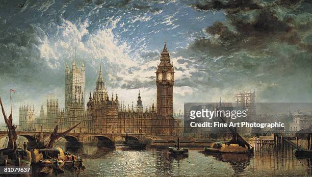 ilustraciones, imágenes clip art, dibujos animados e iconos de stock de the houses of parliament - thames river