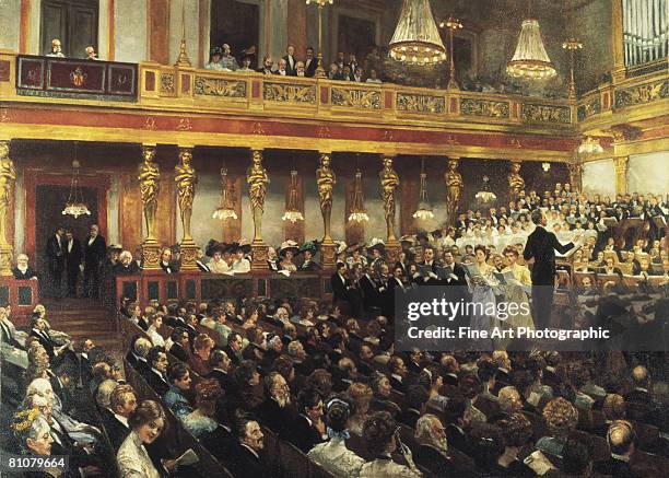 the vienna opera, musikverein - opera houses stock illustrations