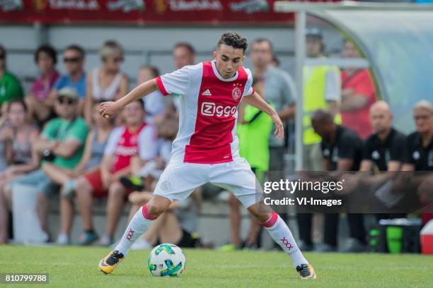 Abdelhak Nouri of Ajax during the friendly match between Ajax Amsterdam and SV Werder Bremen at Lindenstadion on July 08, 2017 in Hippach , Austria