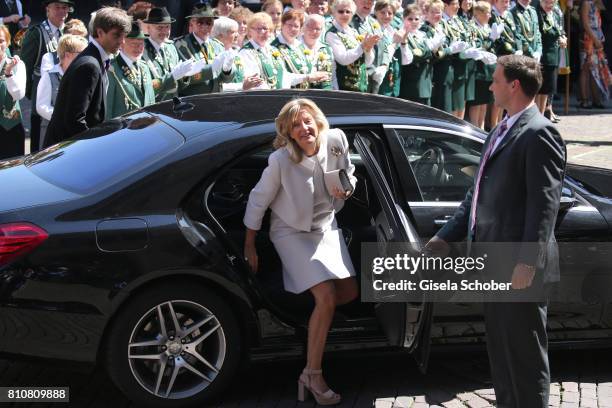 Chantal Hochuli, mother of Ernst August jr. Of Hanover, former of Hanover during the wedding of Prince Ernst August of Hanover jr., Duke of...