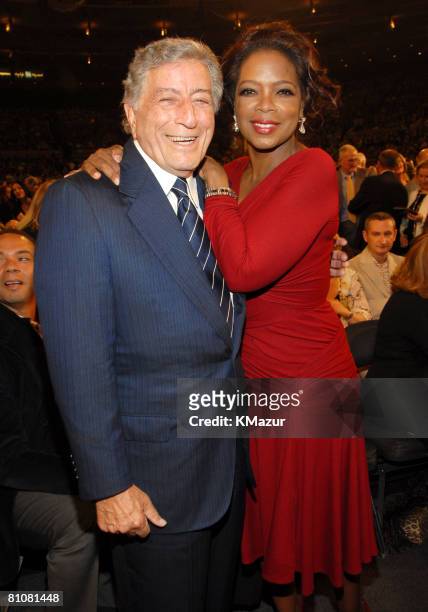 Tony Bennett and Oprah Winfrey