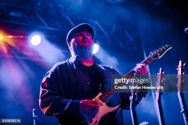 Singer Christopher Cross performs live on stage during a concert at Huxleys Neue Welt on July 8, 2017 in Berlin, Germany.