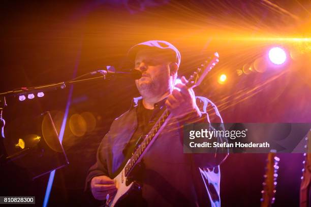 Singer Christopher Cross performs live on stage during a concert at Huxleys Neue Welt on July 8, 2017 in Berlin, Germany.