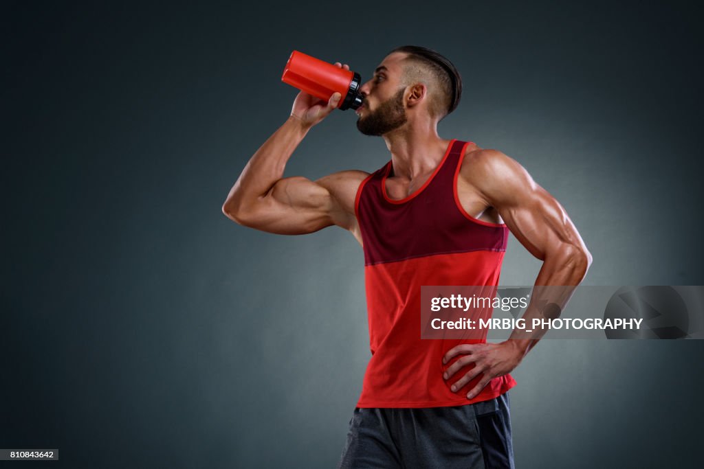 Atleta bebidas bebida de proteína